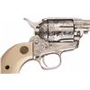 Image 3 : Factory Class "C" Engraved Colt Single Action Army Revolver with Factory Ivory Grips and Factory Let