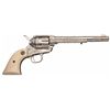 Image 5 : Factory Class "C" Engraved Colt Single Action Army Revolver with Factory Ivory Grips and Factory Let