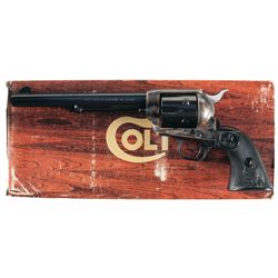 Exceptional Third Generation Colt Single Action Army Revolver with Original Box