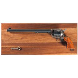 Second Generation Colt Single Action Army Buntline Revolver with Case