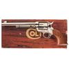 Image 1 : Nickel Plated Colt Third Generation Single Action Army Revolver with Box and Factory Letter