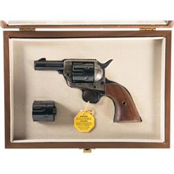 Cased Colt Third Generation Sheriffs Model Single Action Revolver with Extra Cylinder