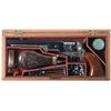 Image 1 : Limited Edition Cased Second Generation Klay Associates Colt 1851 Navy Percussion Revolver with Fact