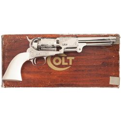 Rare Denise Thirion Engraved Colt Custom Shop Factory Engraving Sampler Third Model Dragoon Percussi