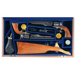 Cased Colt United States Calvary Commemorative Two Second Generation Percussion Revolver Set with Ac