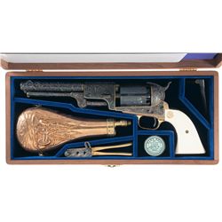 Cased Factory Class "D" Engraved and Master Engraver Steve Kamyk Gold Inlaid Colt Second Generation 