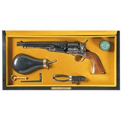 Cased Dennis Kies Master Engraved Second Generation Colt Model 1860 Army Engraving Sampler Revolver 