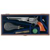 Image 1 : Extremely Rare Cased Stainless Steel Colt Model 1861 Navy Percussion Revolver with Factory Letter an