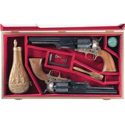 Two Cased First Year Production Consecutively Numbered Colt Second Generation Percussion Revolvers -