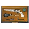 Image 1 : Rare Cased Colt Factory Engraving Sampler Second Generation 1862 Police Percussion Revolver with Box