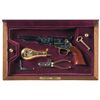 Image 1 : Cased Engraved and Gold Inlaid American Historical Foundation Colt Model 1862 Pocket Navy Percussion