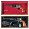 Image 1 : Collector's Lot of Two Cased Second Generation Colt Percussion Revolvers -A) Colt Third Model Dragoo