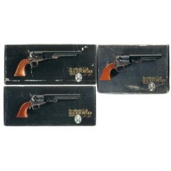 Collector's Lot of Three Boxed Colt Black Powder Series Percussion Revolvers -A) Colt Black Powder S