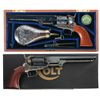Image 1 : Collector's Lot of Two Early Colt Black Powder Series Revolvers with Original Flip Top Black Boxes -