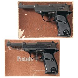 Collector's Lot of Two Boxed Walther P38 Semi-Automatic Pistols -A) Walther/Interarms P38 Semi-Autom