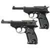 Image 1 : Collector's Lot of Two West Berlin Police Manurhin Semi-Automatic Pistols -A) Manurhin Model P1 Semi