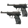 Image 1 : Collector's Lot of Two P38 Style Semi-Automatic Pistols -A) Commercial Walther P38 Semi-Automatic Pi