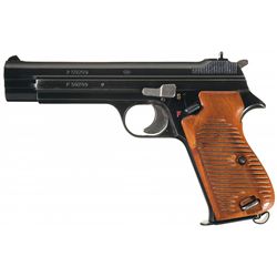 Desirable SIG Semi-Automatic Pistol Complete with 22LR Conversion Unit and Extra 9mm Barrel and Reco