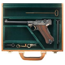 Cased Mauser 75th Year Commemorative Navy Luger Semi-Automatic Pistol