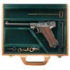 Image 1 : Cased Mauser 75th Year Commemorative Navy Luger Semi-Automatic Pistol