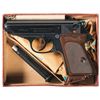 Image 1 : Exceptional Walther PPK Semi-Automatic Pistol in Scarce 9mm Kurz Caliber with Original Box