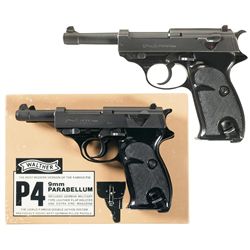 Collector's Lot of Two Walther P38 Type Commercial Semi-Automatic Pistols -A) Walther P38 Semi-Autom