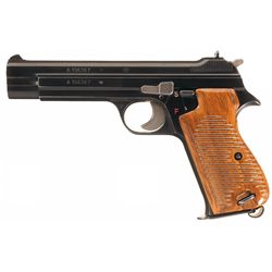 Excellent Swiss Army SIG P210 Semi-Automatic Pistol