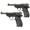 Image 1 : Collector's Lot of Two West Berlin Police Manurhin Model P Type Semi-Automatic Pistols -A) Manurhin 
