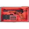Image 1 : Excellent Cased Belgian Browning Medalist Semi-Automatic Target Pistol with Weight Set