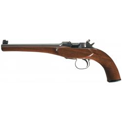 Rare Serial Number 19 Tompkins Precision Model Single Shot Hinge Lock Pistol