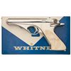 Image 1 : Scarce Nickel Plated Whitney Wolverine Semi-Automatic Pistol with Original Box