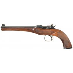 Rare Serial Number 2 Tompkins Precision Model Single Shot Hinge Lock Pistol