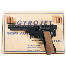MB Associates Mark II Model C Gyro-Jet Pistol with Ammunition and Factory Box