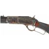 Image 8 : Magnificent Documented Special Order Ulrich Factory Engraved and Signed Winchester Model 1876 Expres