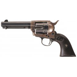 First Generation Colt Single Action Army Revolver with Factory Letter