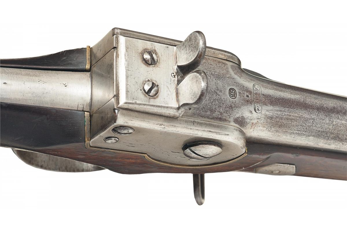 Rare Early 1832 French M. Demondion Patented Single Shot Breech Loading ...