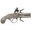 Image 2 : Unique All Metal Rotating Four Barrel Flintlock Pistol