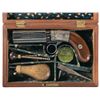 Image 1 : Outstanding Cased Blunt & Syms Percussion Pepperbox with Accessories
