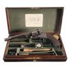 Image 1 : Rare Cased Webley Patent Marked Model 1853 Longspur Percussion Revolver with Accessories