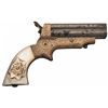 Image 1 : Factory Engraved Sharps Model 2A Four Barrel Pepperbox Pistol with Carved Pearl Grips (In Sultan of 