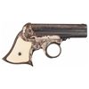 Image 4 : Factory Engraved Remington Elliot Patent 32 Caliber Ring Trigger Pepperbox Revolver with Ivory Grips