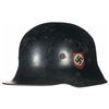 Image 1 : German 1916 Pattern Stahlhelm with Double SS Decals and Scarce RZM/SS Internal Stamping