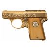 Image 1 : Exceptionally Rare Factory Engraved Gold Plated Walther Model 9 Presentation Pistol with Original Wa