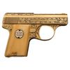 Image 2 : Exceptionally Rare Factory Engraved Gold Plated Walther Model 9 Presentation Pistol with Original Wa