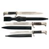 Image 1 : Three Nazi German Service Commemorative Bayonets with Sheaths