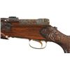 Image 3 : Magnificent Engraved Gold Inlaid Mauser Model 66S Bolt Action Rifle with Scope and Carved Stock