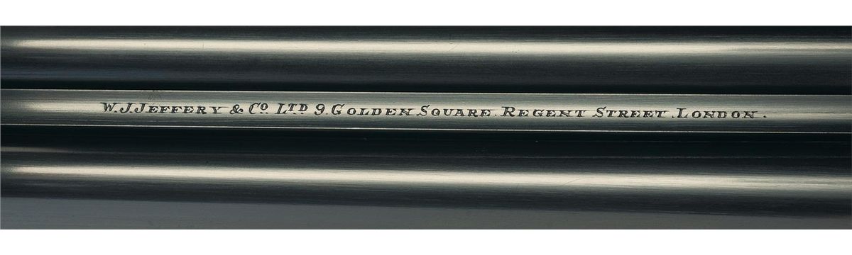 Jeffery Box Lock Excellent Engraved W. J. Jeffery Box Lock Double Barrel Ejection ...