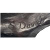 Image 2 : S. DAVID Signed Massive Polychromed Eagle Bronze