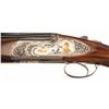 Image 2 : Signed Engraved Gold Inlaid Bertuzzi/Chuck Yeager Over & Under Shotgun with Case and Book