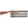 Image 1 : Engraved Winchester Model 101 Diamond Grade Four Barrel Skeet Set Shotgun with Case